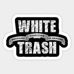 White Trash Sticker